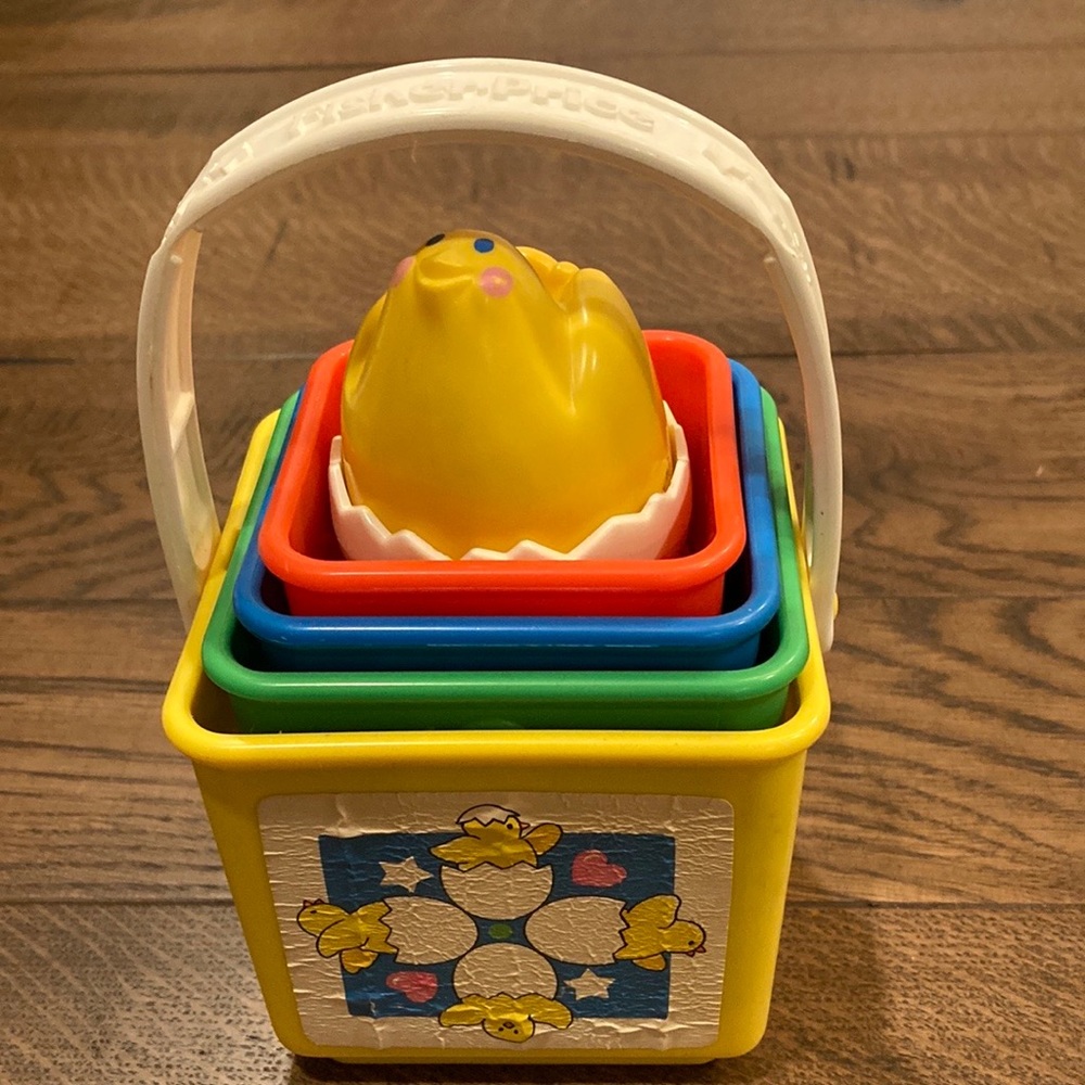 Vintage FISHER-PRICE #1007 1986 Nesting Boxes